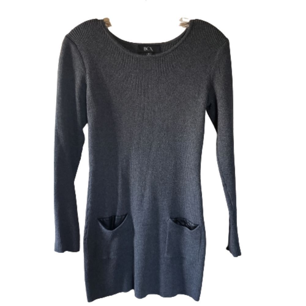 Woman's BCX Gray Sweater Dress Size Medium